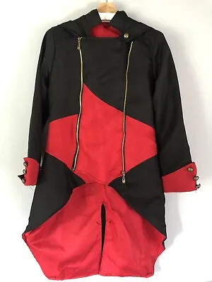 Buy Assassins Creed Coat Jacket Fancy Dress Black & Red Small Adult Large Child Vgc • 24£