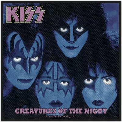 Buy KISS: CREATURES OF THE NIGHT Standard Patch: Album 4 Heads Official Merch Gift • 4.45£