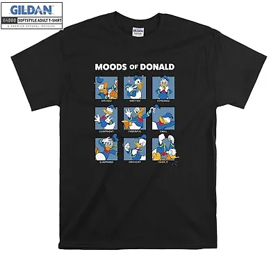 Buy Mood Donald Duck Funny Face T-shirt Gift Hoodie T Shirt Men Women Unisex 7102 • 20.95£