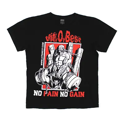 Buy Vintage Vit.O.Beast ‘No Pain No Game’ Single Stitch T-Shirt (M) • 19.99£