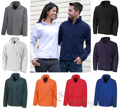 Buy RESULT MICRO FLEECE JACKET Full Zip Outdoor Workwear Men Women Fleece Jacket 3XL • 16.49£