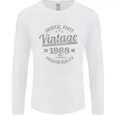 Buy Vintage Year 36th Birthday 1988 Mens Long Sleeve T-Shirt • 11.99£