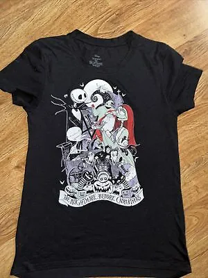 Buy Disney Tim Burton’s Nightmare Before Christmas T-Shirt Size Small Jack, Sally • 9.91£