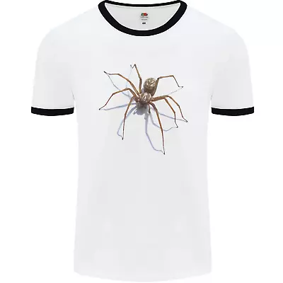 Buy Gruesome Spider Halloween 3D Effect Mens Ringer T-Shirt • 12.99£