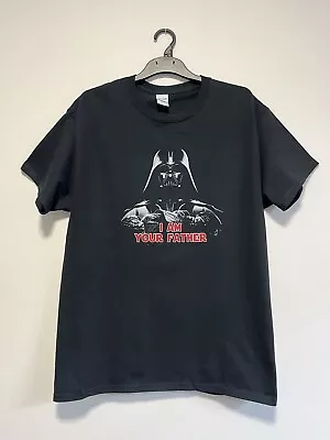 Buy Star Wars Darth Vader  I Am Your Father  T-shirt Size L. Brand New. FREE POSTAGE • 7.99£