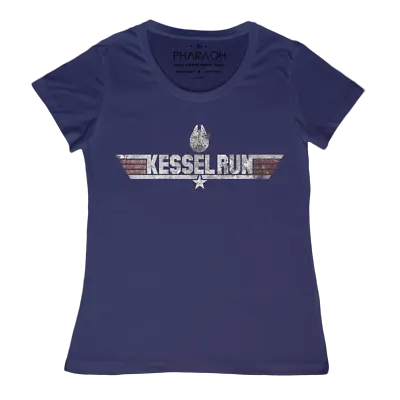 Buy Ladies Star Wars Han Solo Kessel Run CHEWBACCA Wing Woman T Shirt IX Jedi SITH • 18.99£