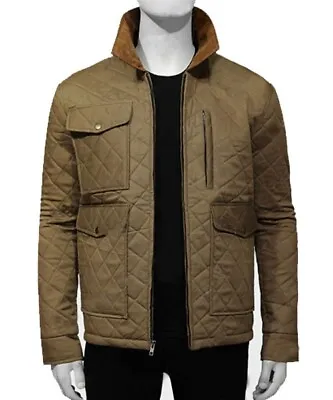 Buy Kevin Costner Yellowstone Season 4 John Dutton Quilted Jacket • 80.91£
