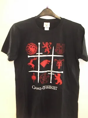 Buy New Official Game Of Thrones Sigil Swords Mens Tshirt Size S M L Xl Xxl • 7.99£