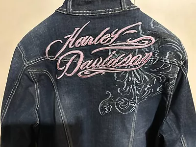 Buy Ladies Harley Davidson Denim Jacket  • 20£