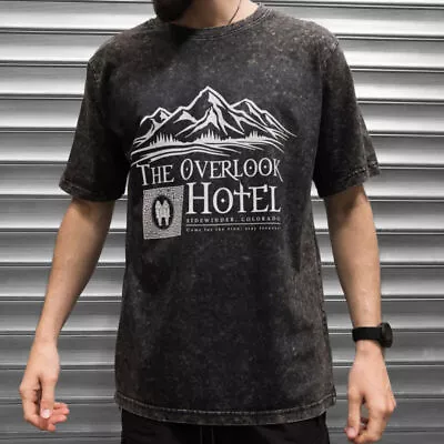 Buy Grand Overlook Hotel Shining Inspired Distressed Mens Halloween Horror T Shirt • 21.99£