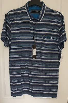 Buy Mens Navy Stripe Guide London T Shirt Sz XXL BNWT • 4.99£