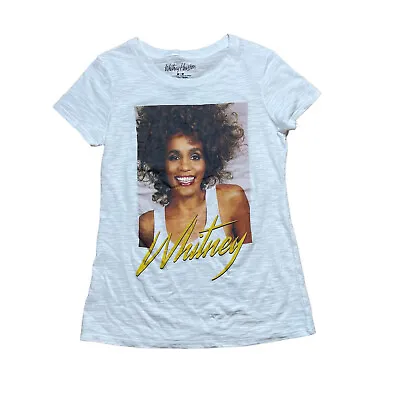 Buy Whitney Houston 2022 T-Shirt Burnout White Size M Womens Modern • 11.40£