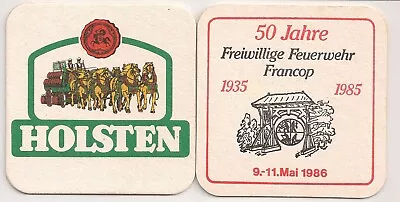 Buy Holsten - Old Beer Lid  50 Years Volunteer Fire Brigade Francop  1985 • 0.86£