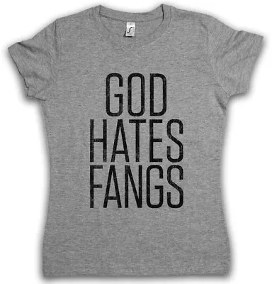 Buy GOD HATES FANGS T-SHIRT True Fellowship Of The Sun Horror The TV Strain Blood • 20.39£