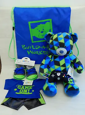 Buy Build A Bear Geometric Gamer Plush, Game On Clothes & Shoes BNWT RETIRED • 39.99£
