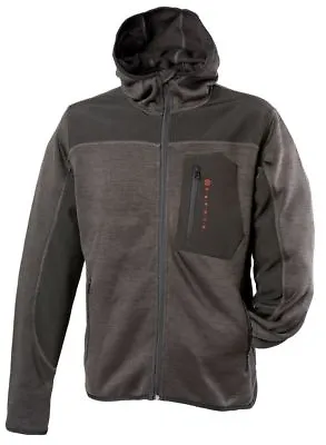 Buy ZEPHYR ZC401 Black Full-zip Side And Front Pocket Knitted Hoodie Hooded Jumper • 17.99£