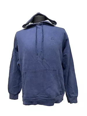 Buy Starter Hoodie Mens Medium M Blue Pullover Sweatshirt Jumper Sweater (B870) • 11.99£