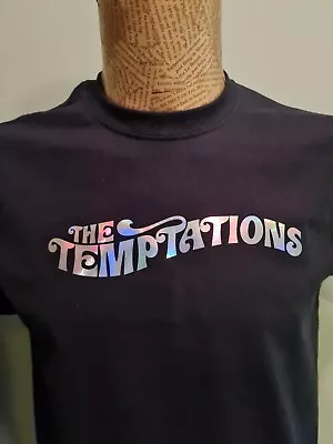 Buy The Temptations BLACK Tee With Stunning Logo T-Shirt Mens Unisex Northern Soul • 13.99£