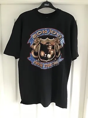 Buy VIntage BON JOVI Crush 2000 Tour T Shirt - Size XL - Excellent - Looks Unworn • 14.95£