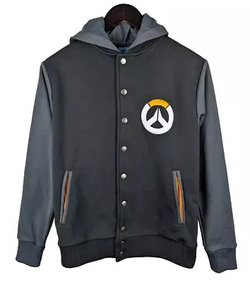Buy Blizzard Entertainment Overwatch Black & Grey Hoodie Jacket Size Small S • 30£