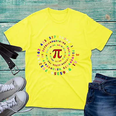 Buy Kids Colourful Number Day T-Shirt Maths Day Pi Symbol Pi World Book Day Gift Top • 9.99£