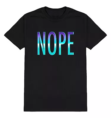 Buy NOPE Mens T-Shirt Neon Funny Sarcasm Humour Slogan  Cotton • 8.99£