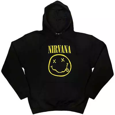 Buy Nirvana Unisex Pullover Hoodie - Yellow Happy Face • 35.97£