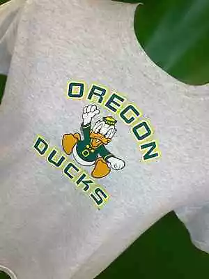 Buy NCAA Oregon Ducks Donald Duck Heathered T-Shirt Youth Medium 10-12 • 7.49£