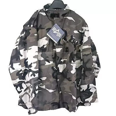 Buy New Nwt Alpha Industries USA M65 Urban Camo Field Jacket Cold Weather Mens XXL • 120£