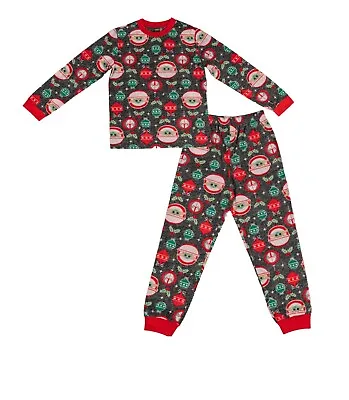 Buy Baby Yoda Boys Exclusive Holiday Christmas Pajama Set, 2-Piece,(6-7 SMALL) Black • 9.45£