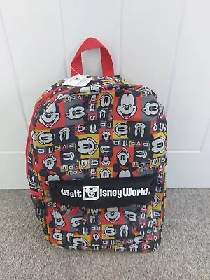 Buy Walt Disney World Backpack, Authentic Merch, Mickey Mouse, Discontinued Rare • 19.99£