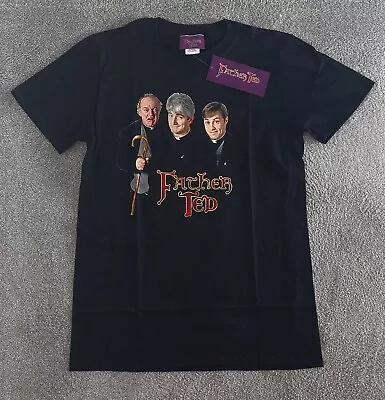 Buy Father Ted T Shirt Mens Small Black Cotton Jack Dougal Official Merchandise • 19.99£