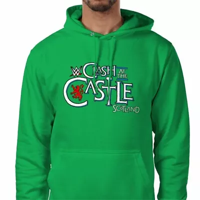 Buy Clash At The Castle Scotland Hoodie In Light Green XS To 2XL  • 36.99£