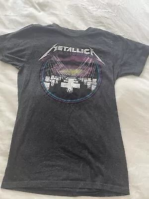 Buy Metallica Womens Tshirt Top Tee Size Small Master Of Puppets Euc • 12.48£