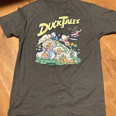 Buy Disney Duck Tales Size Small Gray T-shirt. • 11.34£