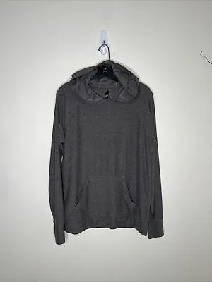 Buy Kyodan Women's L Gray Pullover Hoodie Long Slv Kangaroo Pocket EC • 12.53£