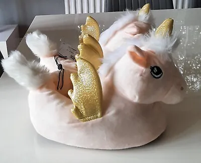Buy New Unicorn Slippers Size 3/4 (cost £18) • 7.50£