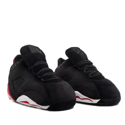 Buy AJ 6 Retro Black Hi Top Trainer Sneaker Slippers • 20£