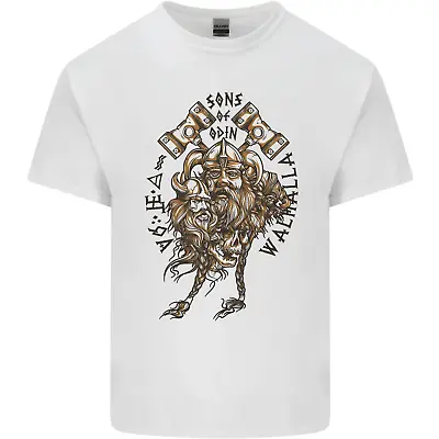 Buy Sons Of Odin Viking Valhalla Warrior Mens Cotton T-Shirt Tee Top • 7.99£