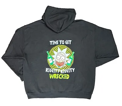 Buy Rick & Morty Hooded Mens Sweatshirt Top Size 2xl Xxl • 20.99£