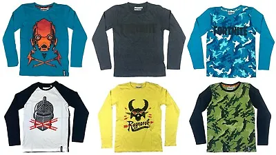 Buy Official Fortnite Long Sleeve Tops T-shirts Boys Girls Kids Children 10 12 14 16 • 6.99£