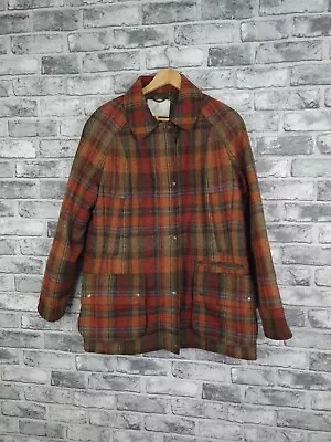 Buy House Of Bruar Coat Size 18 Country Check Tweed Field Jacket • 130£