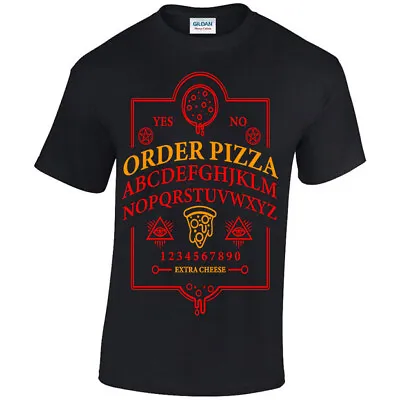 Buy Ouija Pizza Order, T-shirt Unisex S - 5XL, Spirit Board, Food, Cheese Witchcraft • 16.95£