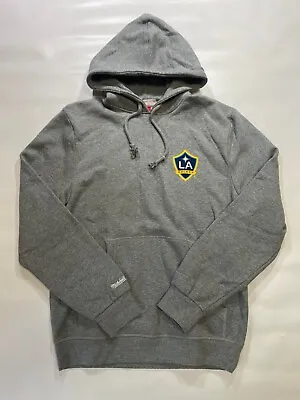 Buy Los Angeles Galaxy MLS Mens Official Mitchell & Ness Fleece Hoodie Jacket Medium • 14.99£