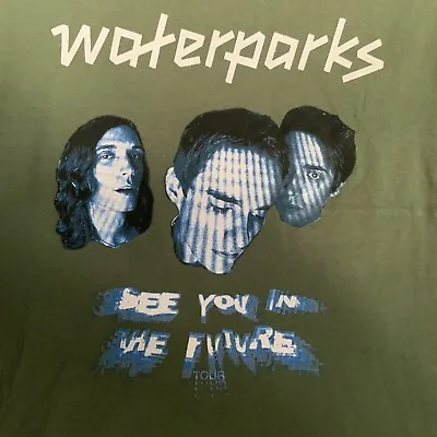 Buy Waterparks New Green T-shirt Size Large • 16.99£