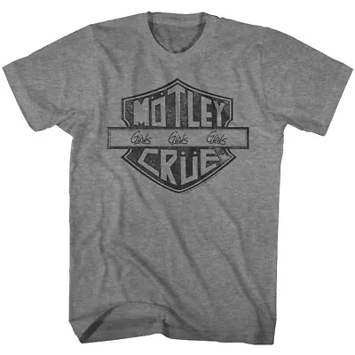 Buy Motley Crue Girls Badge Men's T Shirt Metal Music Merch • 42.84£