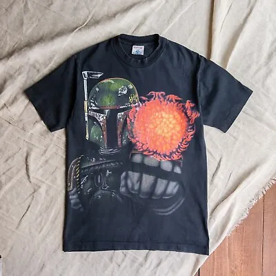 Buy Vintage 1996 Single Stitched Star Wars Boba Fett T-shirt, Made In USA - Medium  • 149.99£