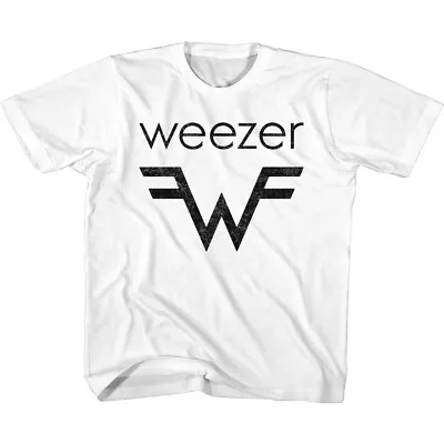 Buy Weezer Band Logo W Youth T Shirt Rock Music Merch • 31.26£