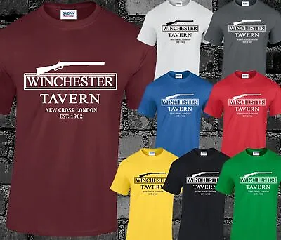 Buy Winchester Tavern Mens T Shirt Top Shaun Of The Dead Inspired Movie Christmas • 7.99£