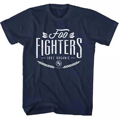 Buy Foo Fighters 100% Organic Blue T-Shirt OFFICIAL • 14.99£